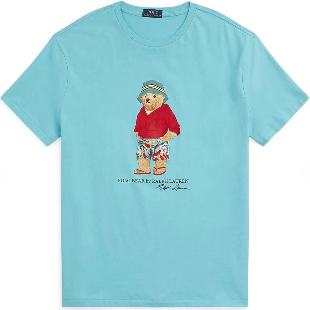Ralph Lauren Bear  T-Shirt | Brand new with tags | Size Small | Color: Turquoise